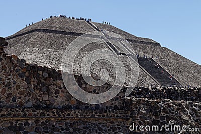Teotihuacan - precolombian city in Mexico 10 Editorial Stock Photo