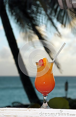 Tequila sunrise Stock Photo