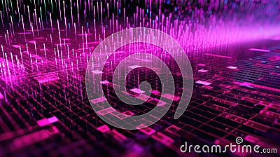 Terabytes of Binary Code Data A Deep Dive into the Digital Ocean of Information Stock Photo