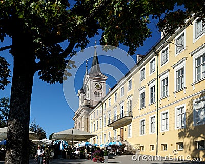 Tegernsee Abbey and Palace Editorial Stock Photo