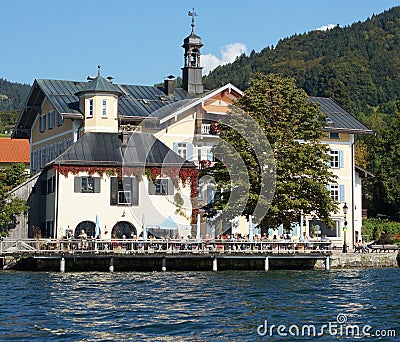 Tegernsee Town Hall Editorial Stock Photo