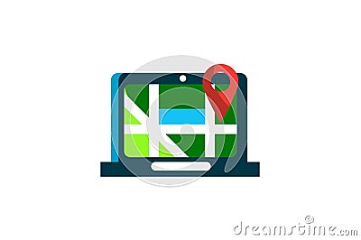 Device Map Isolated Vector which can be easily modified or edit Vector Illustration