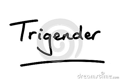 Trigender Stock Photo