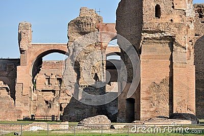 Terme di Caracalla Stock Photo