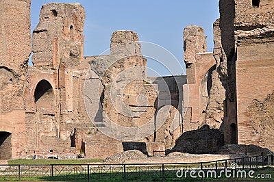 Terme di Caracalla Stock Photo