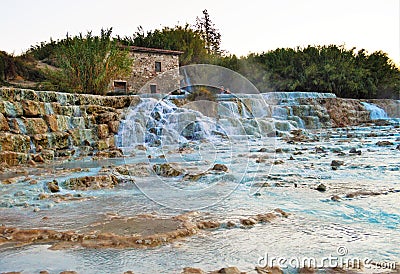 terme di saturnia in tuscany italy Editorial Stock Photo