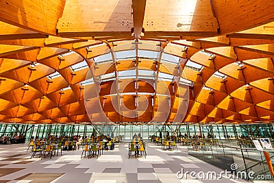 Terminal of Split Airport in Croatia Editorial Stock Photo