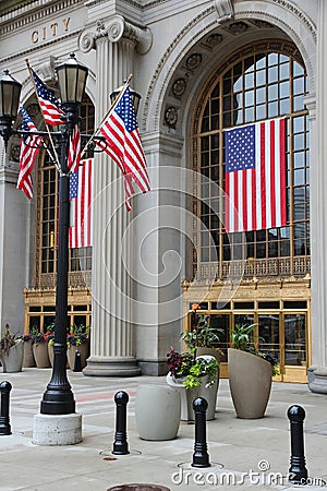 Terminal Tower, Cleveland Editorial Stock Photo