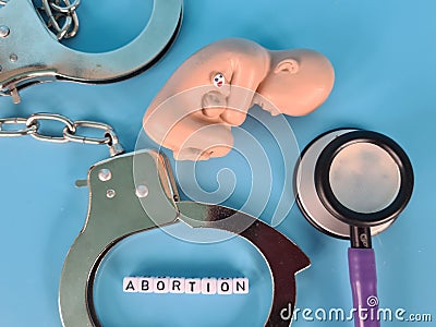 Termination of pregnancy law reproductive rights and concept of abortion legislation Stock Photo