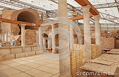 The Terrace House Complex of Ancient Ephesus Editorial Stock Photo