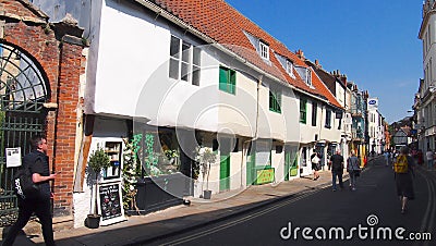 Lady Row on Goodramgate in York, Northern England Editorial Stock Photo
