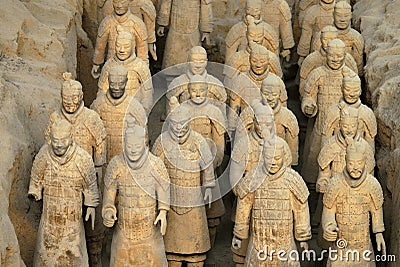 Terracotta Army - Xian - China Editorial Stock Photo