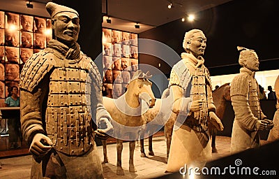 Terracotta warriors Editorial Stock Photo