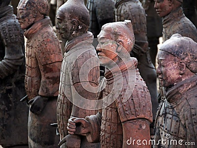 Terracotta Warriors of China Editorial Stock Photo