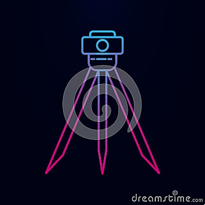 Terrain gauge nolan icon. Simple thin line, outline vector of measure icons for ui and ux, website or mobile application Stock Photo