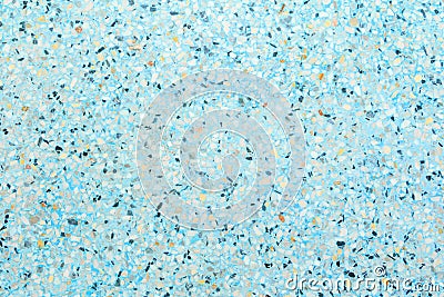 Terrazzo floor blue texture old, polished stone pattern wall and color surface marble for background image horizontal Stock Photo