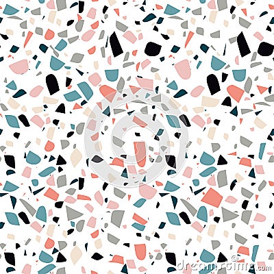 Terrazzo marble texture Vector Illustration