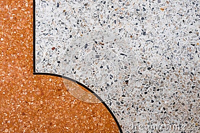 Terrazzo polished stone floor and wall pattern and color surface marble and granite stone, material for decoration background Stock Photo