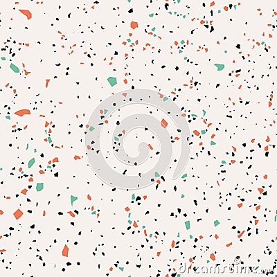 Terrazzo, seamless pattern Vector Illustration