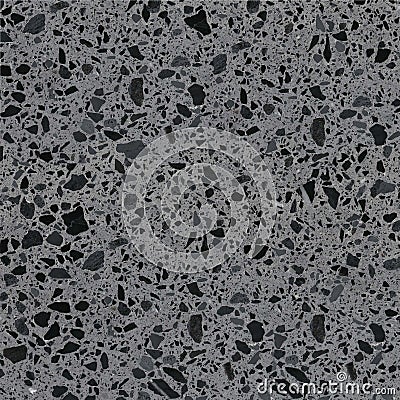 terrazzo texture grey ceramic floor tiles Stock Photo
