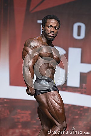 Men`s Classic Physique Winner at 2018 Toronto Pro Supershow Editorial Stock Photo