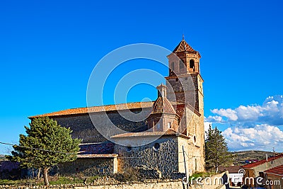 Terriente village in Sierra de Albarracin Teruel Stock Photo