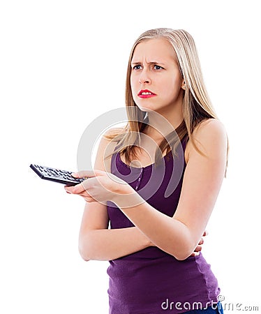 Terrifying News Stock Photo