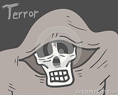 Terror puppet Vector Illustration