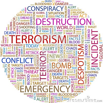 TERRORISM. Vector Illustration