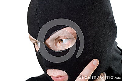 Terrorist thinking. Stock Photo