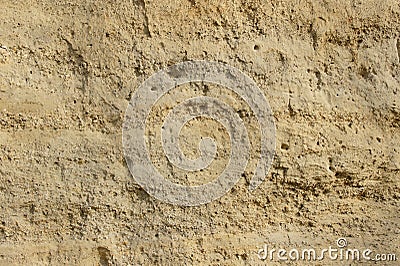 The Tertiary sea locality with sand and sandstone Stock Photo