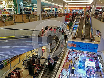 Tesco Hypermarket in kota bharu, the biggest hypermarket in Kelantan. Editorial Stock Photo