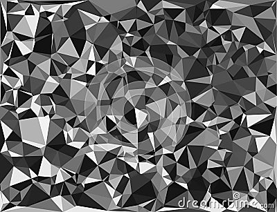 Tessellating random triangles pattern, background fitting space Vector Illustration