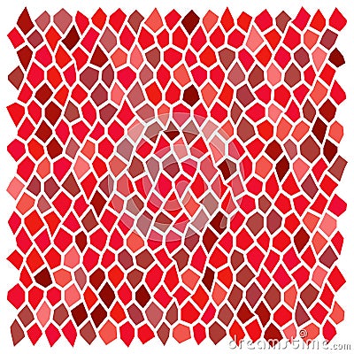 Tessellation, Random, Irregular Mosaic tiles, Stones, Stonework Pattern, Background Vector Illustration