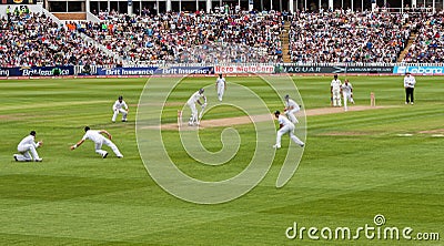 Test Cricket Match Editorial Stock Photo