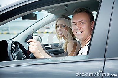 Test drive Stock Photo