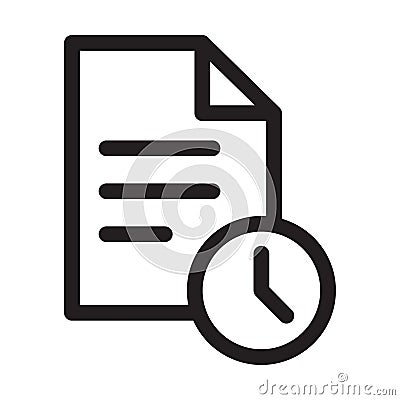 Test or Exam Icon, Testing Symbol, Checklists Sign Vector Illustration