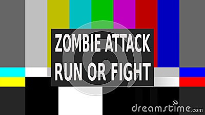 Zombie attack clean Stock Photo