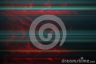 Test Screen Glitch abstract Texture Stock Photo