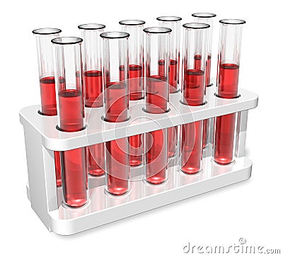 Test tubes Stock Photo