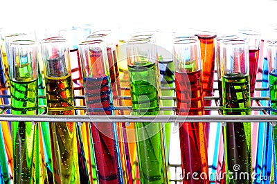 Test tubes Stock Photo