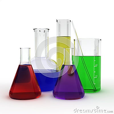 Test tubes Stock Photo