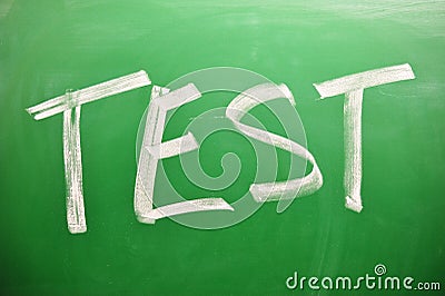 Test word Stock Photo