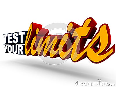 Test your limits Stock Photo