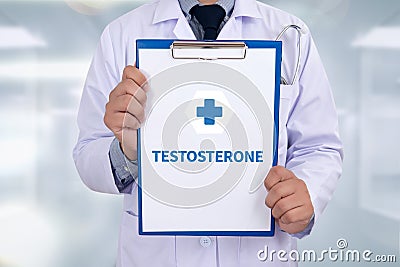 TESTOSTERONE Stock Photo