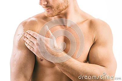 Testosterone Replacement Therapy TRT Stock Photo