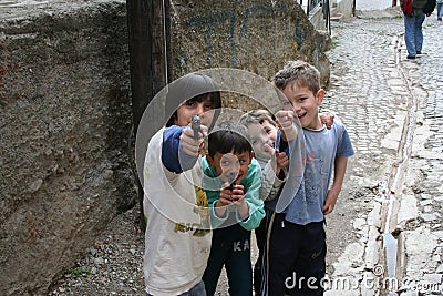 Tetovo Children Editorial Stock Photo