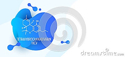Tetrahydrocannabivarin THCV Stock Photo