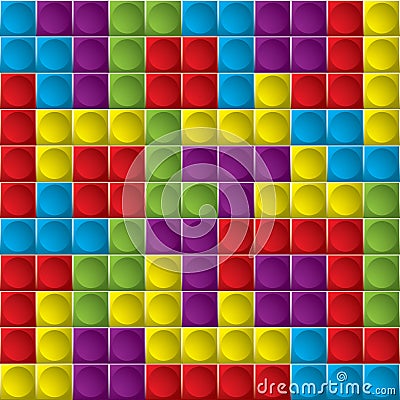 Tetris board background Stock Photo