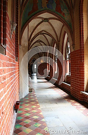 Teutonic Knights Castle Stock Photo